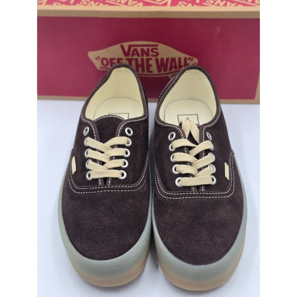 Vans Authentic Crepe Men’s 7.5 Women’s 9 Demitasse Brown Suede VN000D7Y3N1 NIB